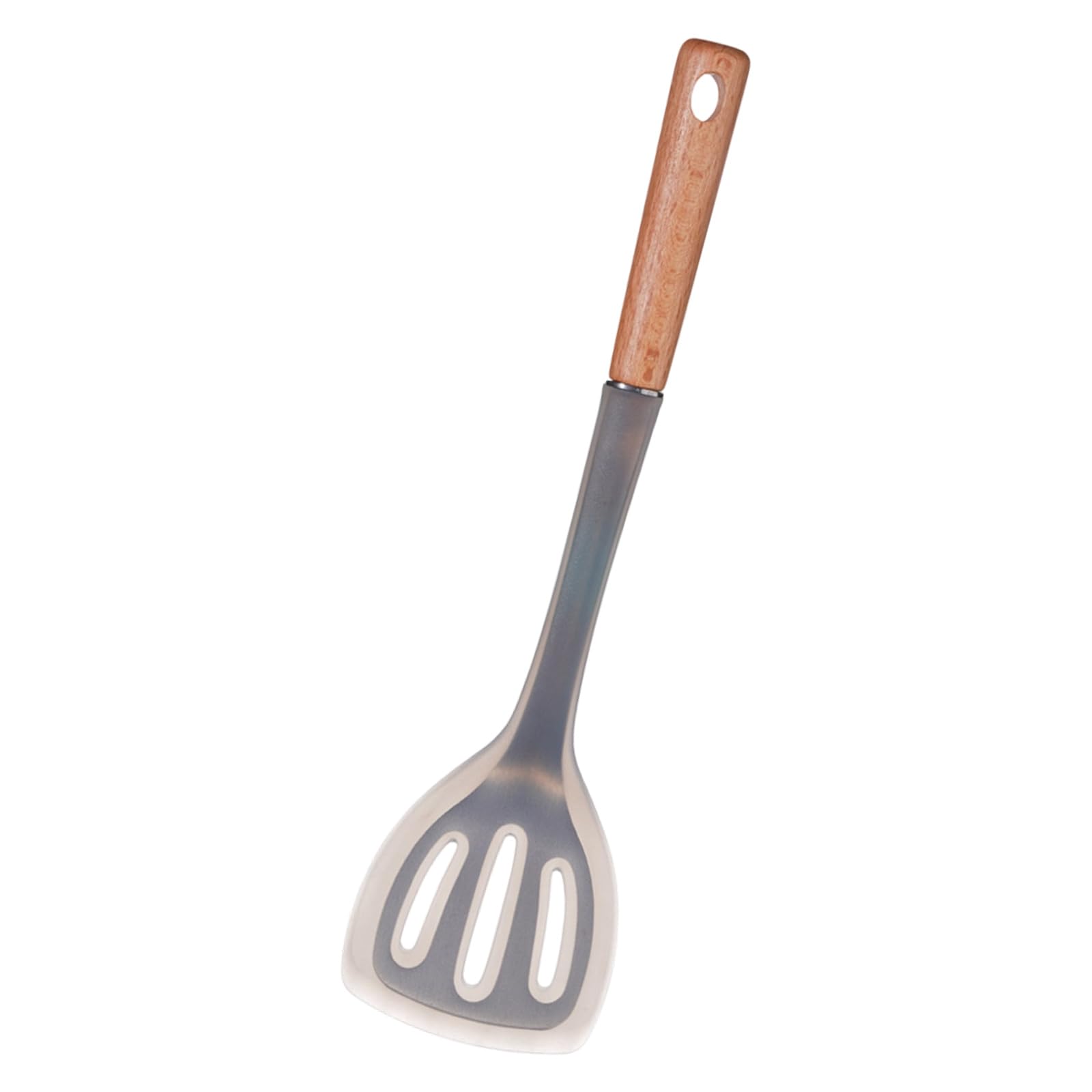 TQUXNGA Multipurpose Silicone Rice Spoon Cooking Spatula with Wooden Handle for Nonstick Pan Heat Cooking Equipment