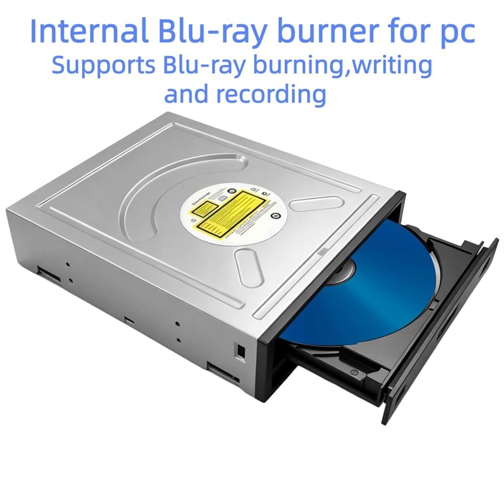 unità Interna Blu Ray Burner Drive 12X BD 16X Dvd 48X CD Writer Supporta La Masterizzazione di Blu-Ray 3D, unità per Computer Desktop Sata