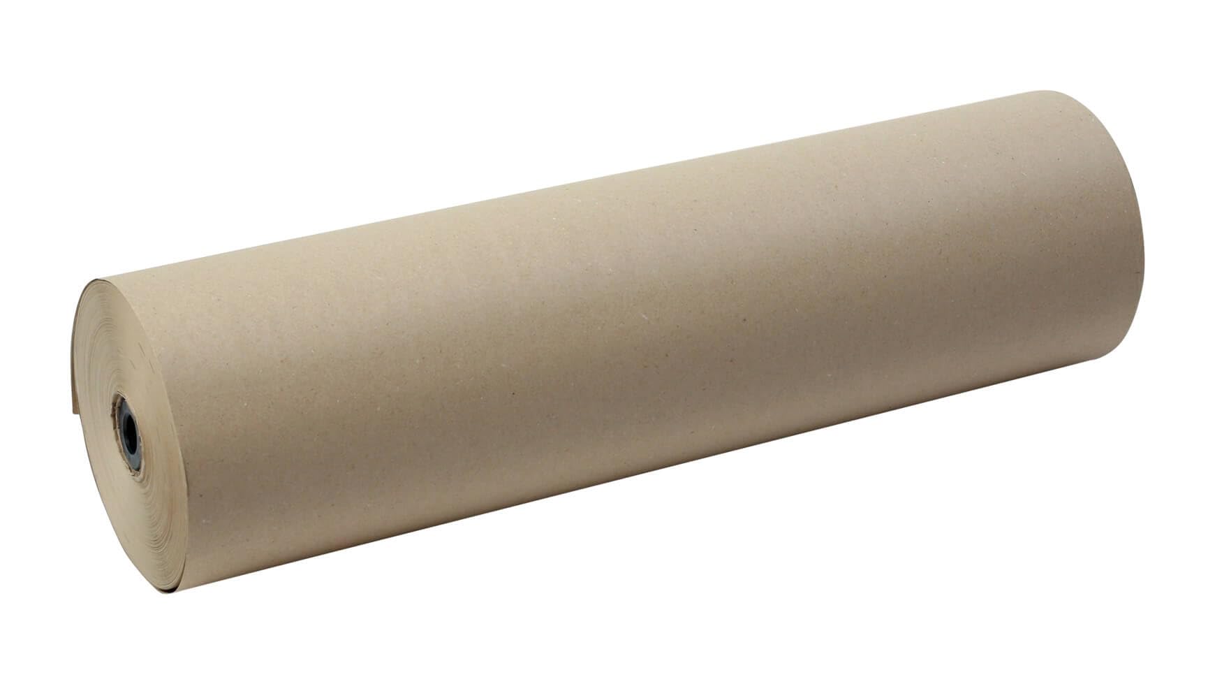 packster 6x Schrenzpapier Packpapier Knüllpapier Rolle 75cm 15kg 80g/qm 250lfm Braungrau
