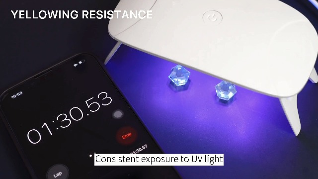 VidaRosa Starter Kit Resina UV 100g, Indurimento Veloce, Trasparente Cristallo, Con Lampada UV E Stampo Per Gioielli, Per Fai Da Te E Artigianato - 3