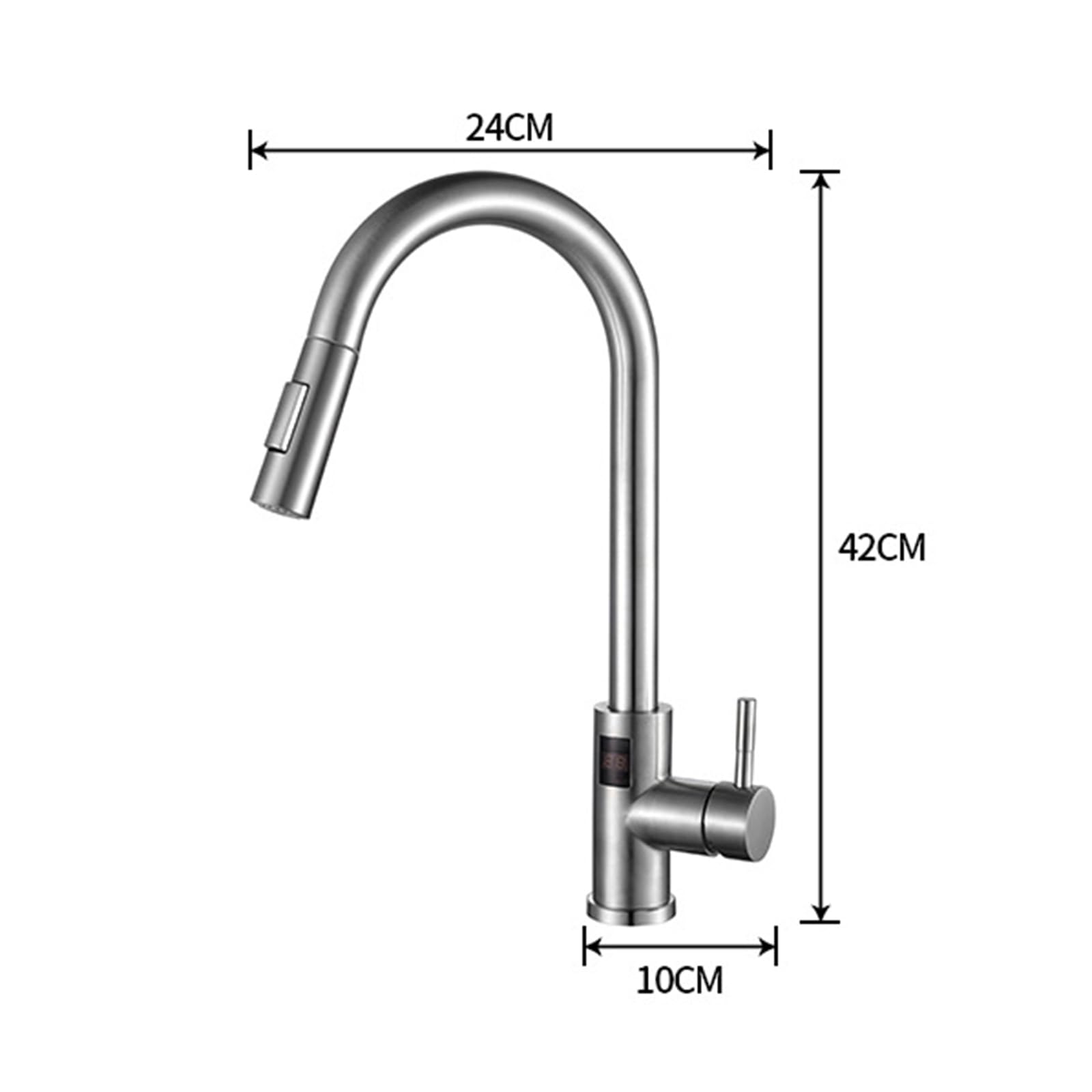 XJTNLB Grifo Fregadero con Sensor Oro Cepillado