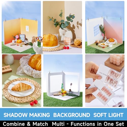 Kit de Fondo 19x19 Pulgadas con Accesorios para Fotografía miniatura 7