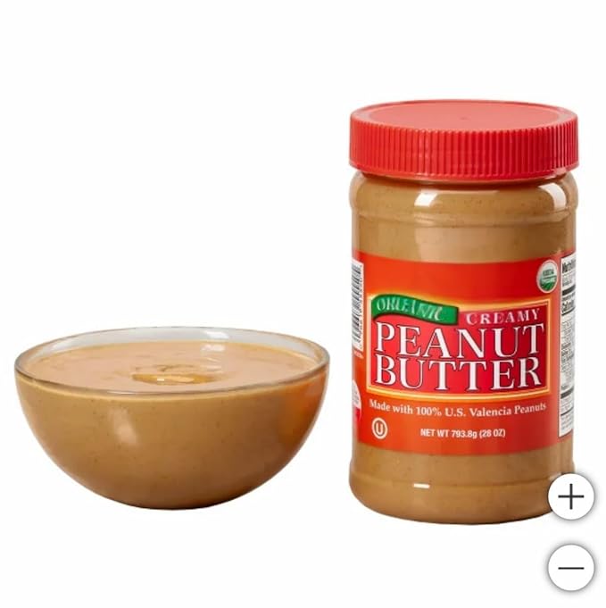 Mantequilla de Maní Orgánica Cremosa 28 oz Paquete de 2 miniatura 3