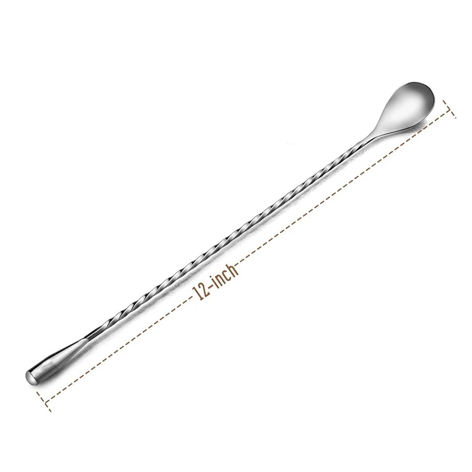 Tasse à mesurer avec cuillère mélanger, Jigger Cocktail mesurant 2.5 oz/5 cuillères soupe/75 ml, accessoires de Bar(1 cup with 1 spoon)