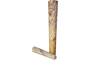 Captivating Chillum Masterpiece: Global Store's Durable Handcrafted Marble Leaf Engraved Chillum