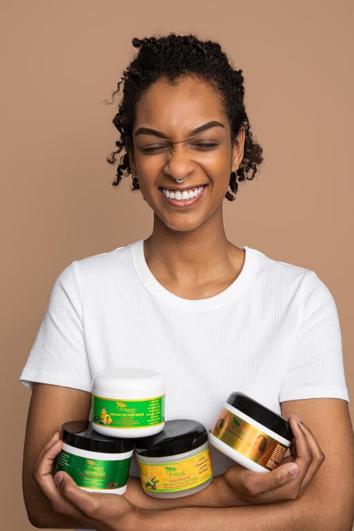 Miniatura 2 de J'Organic Solutions Máscara de acondicionador profundo de aceite de argán (para todo tipo de cabello con proteína de queratina y vitamina b5 y más)