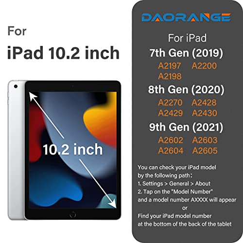 DAORANGE Case for iPad 9th / 8th / 7th Generation (iPad 10.2 Inch 2021/2020/2019) - Image 2