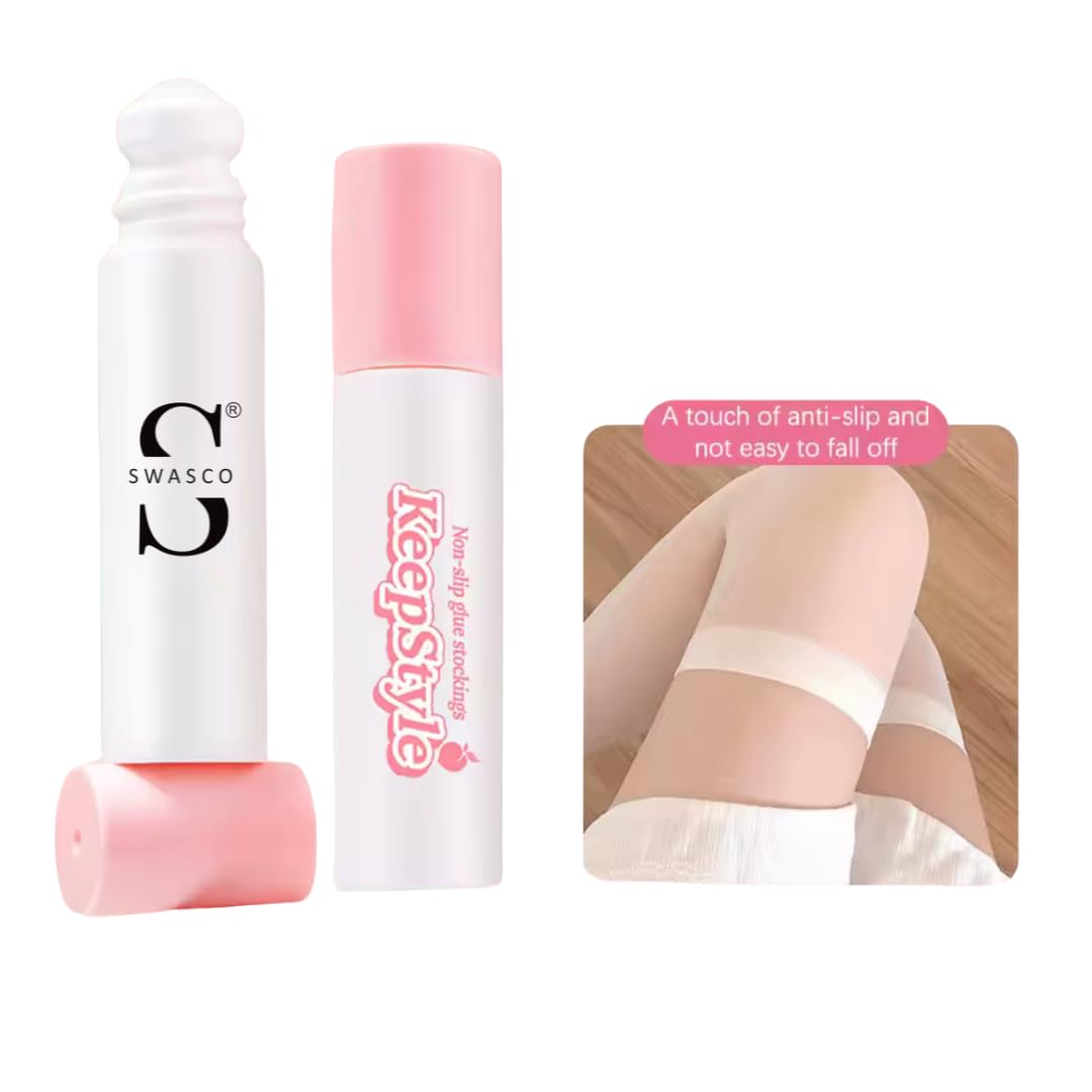 SWASCO Body & Fabric Glue Roll-On | Invisible Skin Adhesive for Clothing, Bras & Dresses | Anti-Slip, Sweat-Resistant, Gentle on Skin | 10g Fashion Tape Alternative for Men & Women 4