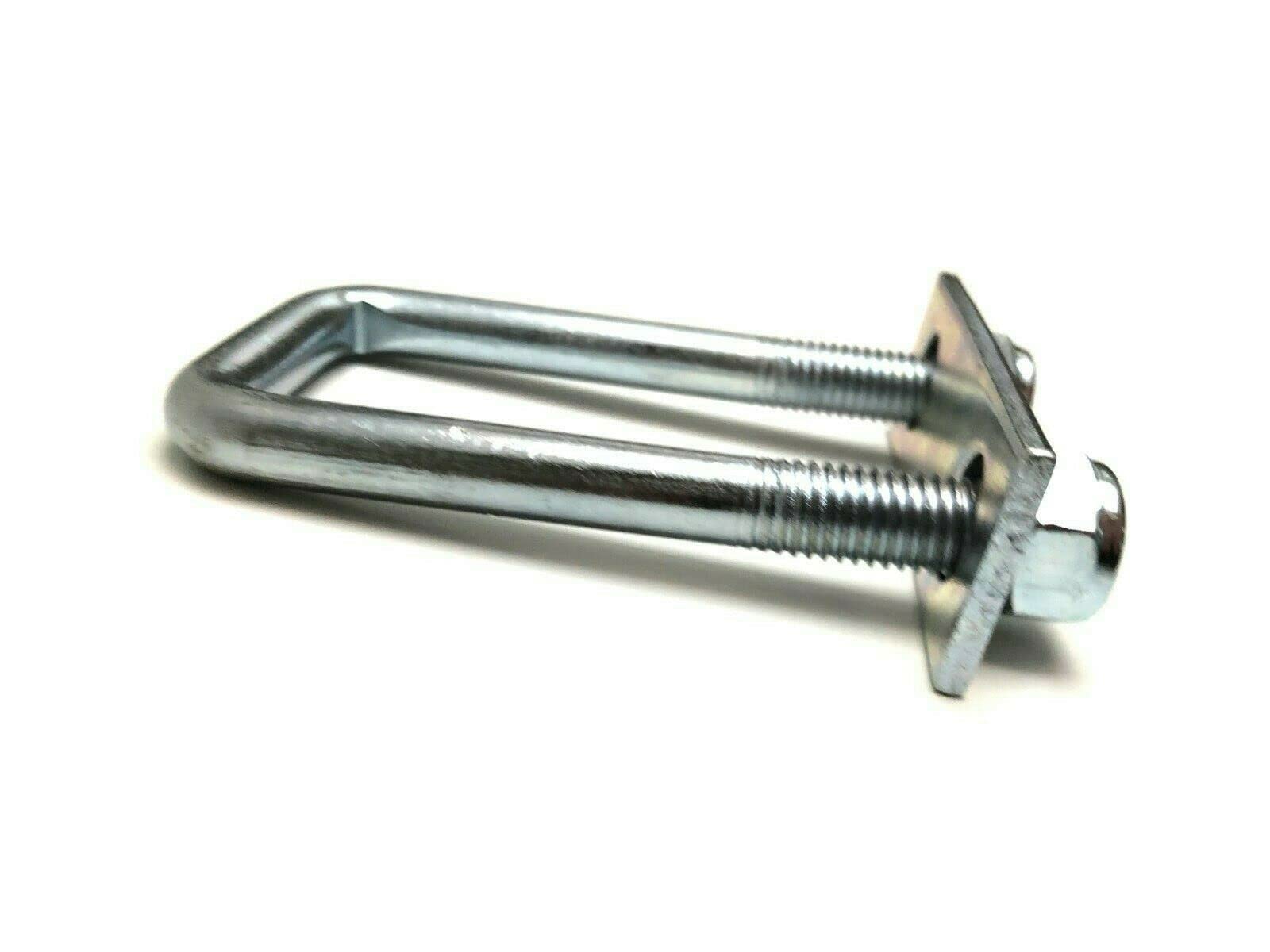 6 Staffe A U M12 Per Carico 800 Kg - Acciaio Zincato, Gancio 110 Mm Per Camion E Rimorchi - 3
