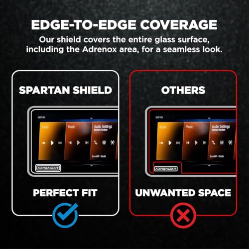 Image of Spartan Shield [3 PACK] MATTE Screen Guard for MAHINDRA XUV 7XO 2026+ || AX, AX3, AX5, AX7, AX7T & AX7L || 12.3 INCH TRIPLE SCREEN with *** ADRENOX+ BADGE CUTOUT *** + + Flexible TPU for Steering & Storage Panel Protector || Anti Scratch || Water Repellant || With Complimentary Installation Kit || Bubble Free Application || XUV7XO Digital Instrument Cluster Protective Film || 2025 Car Stereo Accessories [Not Tempered Glass] [CHECK ADRENOX BADGE BEFORE ORDERING]