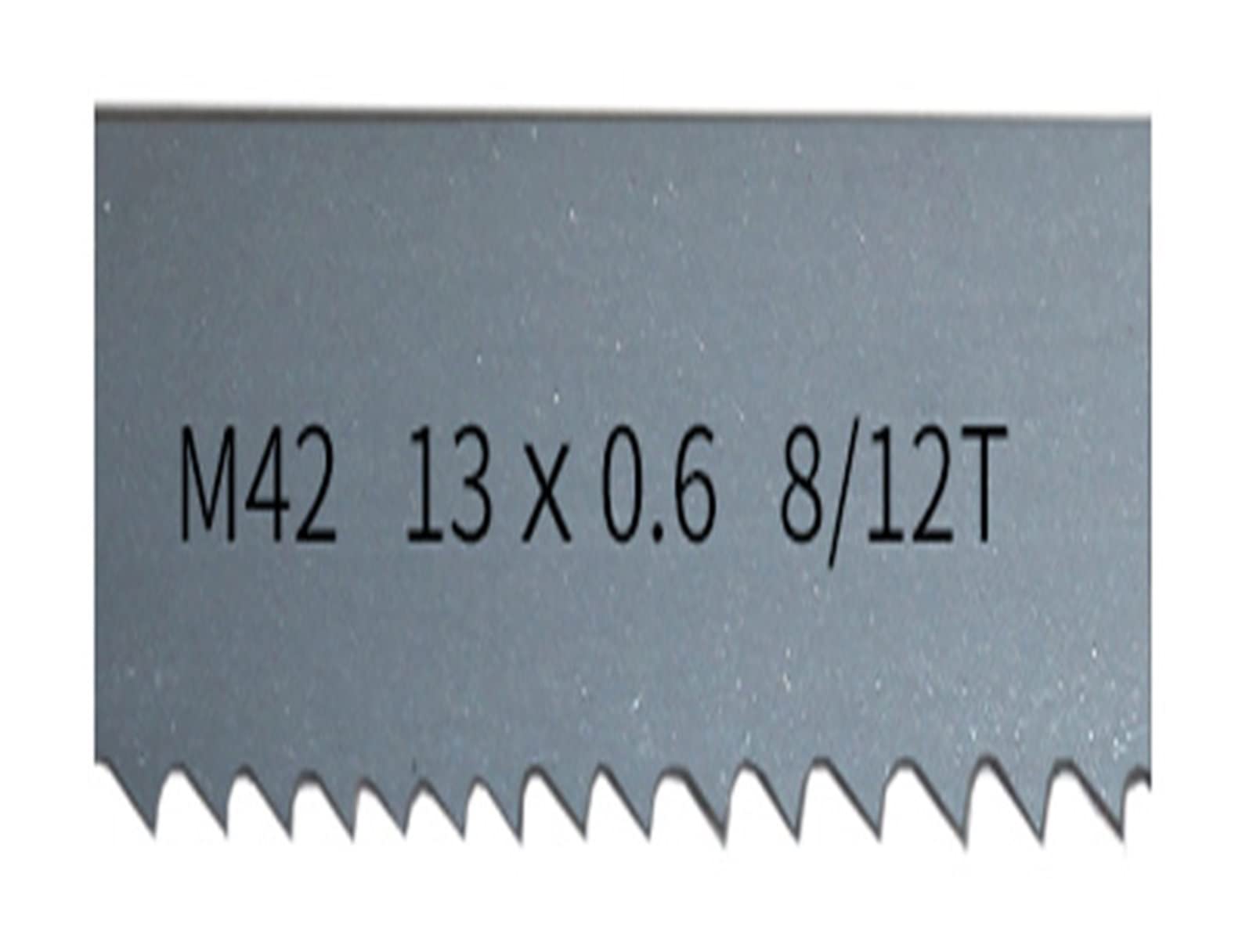 Brzeszczot do piły taśmowej ze stali węglowej, Brzeszczot bimetaliczny M42 1/2 cala x 8-12 TPI do cięcia metalu i twardego drewna(1840mm)