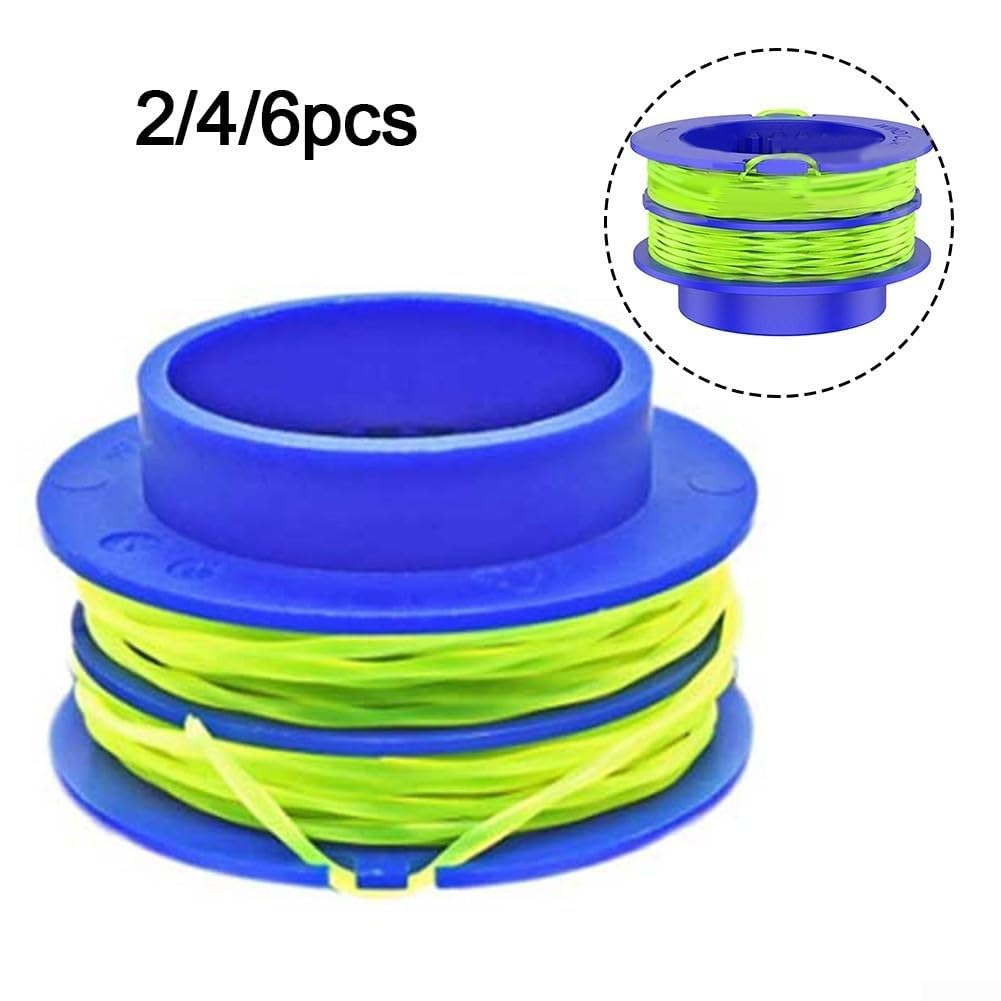 Szpula zamienna do podkaszarki, 20-stopowa zapasowa żyłka do podkaszarek do modeli 1124B-03 i 2024A-03 Opakowanie 2/4/6 szt.(2pcs)