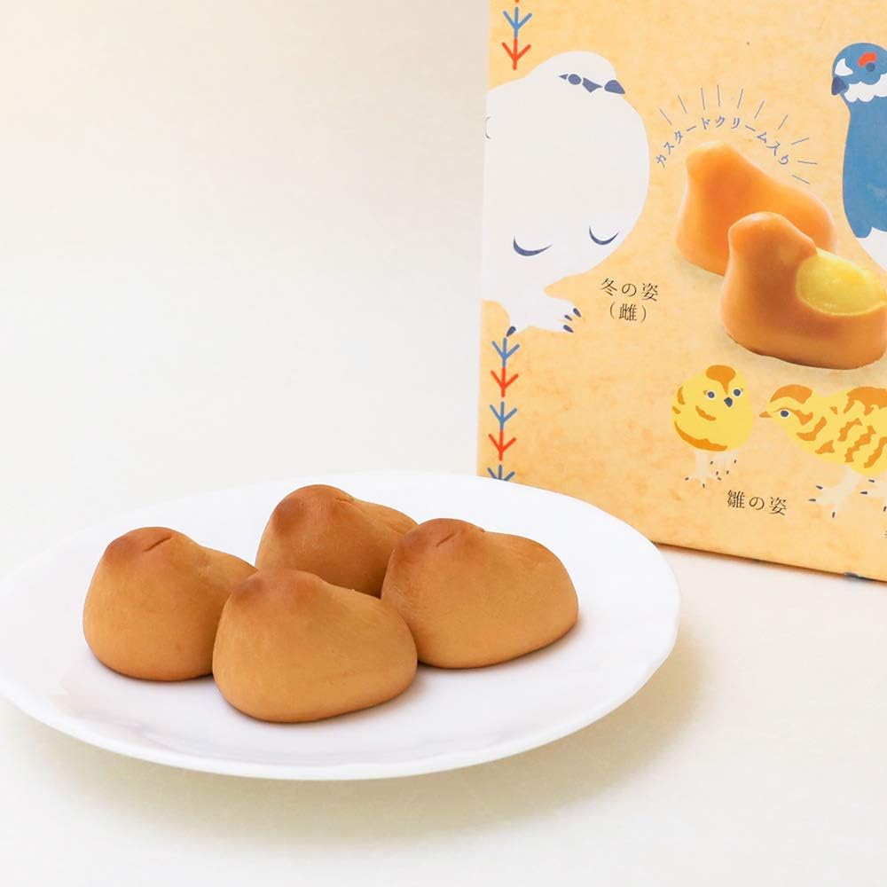 【富山のお土産】雷鳥まんじゅう カスタードクリーム 10個入 (2箱)