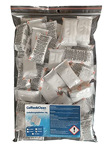 50 Entkalkungstabletten Entkalker-Tabs 16g für Kaffeevollautomaten von Bosch Jura Melitta Miele Saeco Siemens WMF Cover