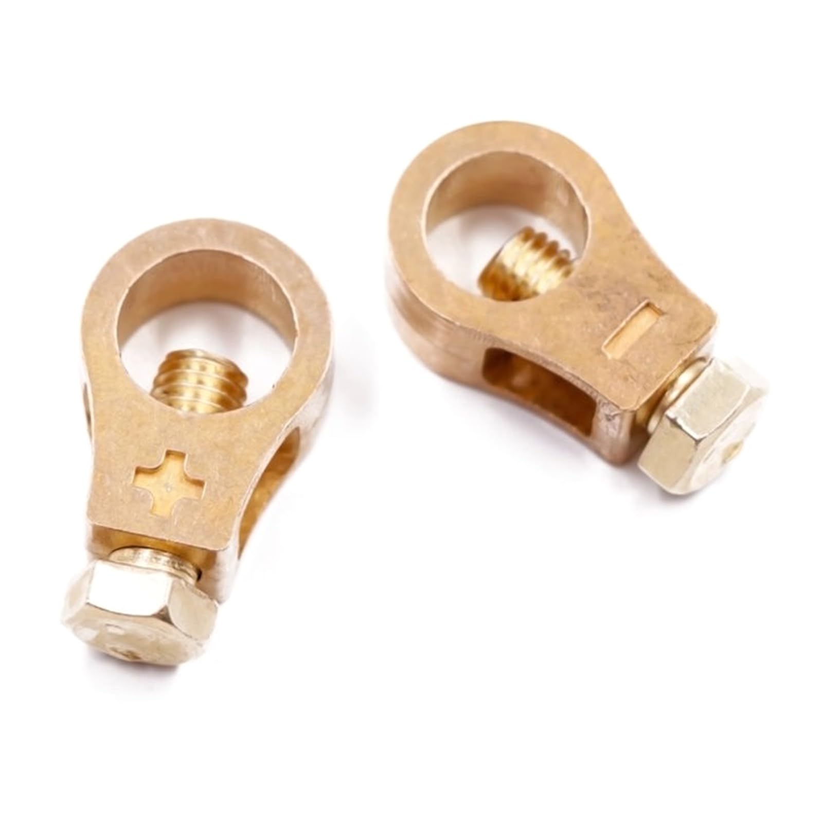 Nucelit Quick-Install Reinforced Iron Battery Clamps With High Conductivity Brass For Stable Vehicle High Conductivity Battery Terminal Clamp