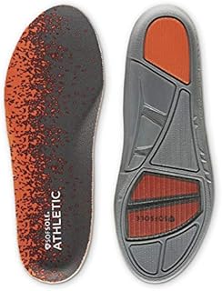 Sof Sole Men's Athletic Performance Full-Length Insole, Orange, 13-14