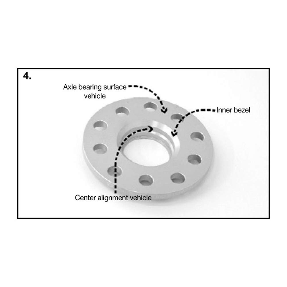 H&R DR-System Spürverbreiterungsatz 10mm pro Achse - Lochkreis 4x100/108 - Mittenzentrierung 57,1mm - System M12x1,5 - kompatibel mit Audi/BMW/Seat/Skoda/Volkswagen - Schwarz