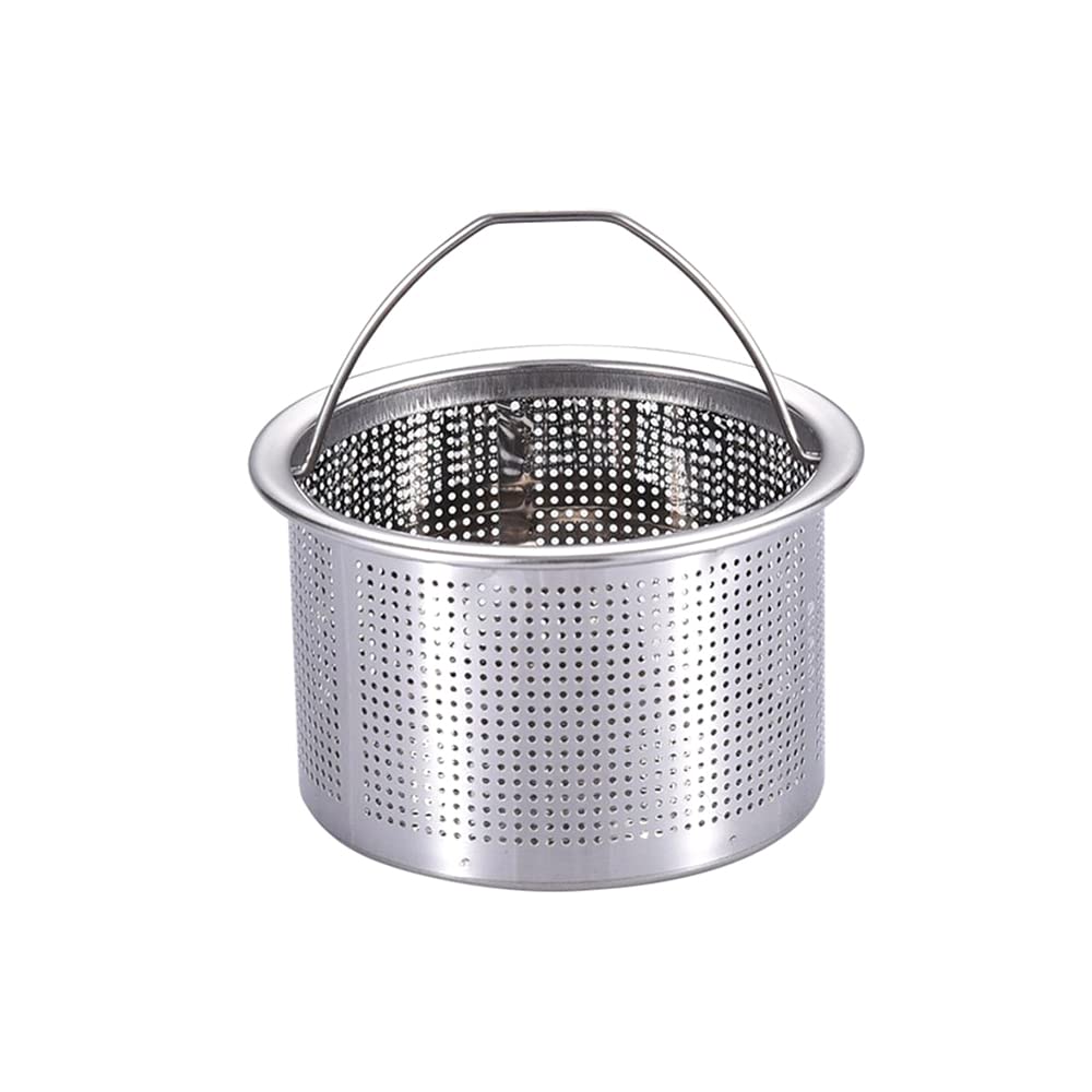 Colador Para Fregadero De Acero Inoxidable – Malla Filtro Redondo Para Cocina – Cubre Desagüe