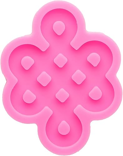 Miniatura 6 de Super brillante trenzado forma de cinta llavero moldes de silicona DIY resina epoxi llaveros molde personalizado llavero arcilla polimérica moldes