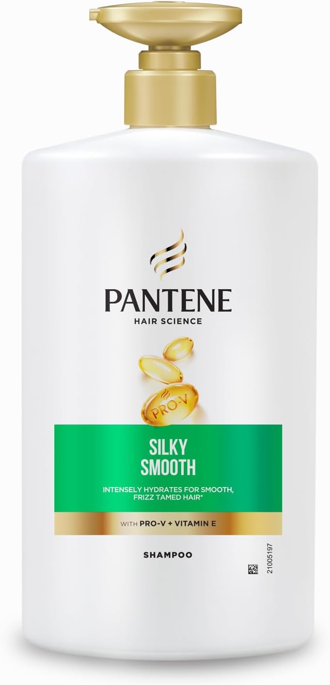 Hair Science Silky Smooth Shampoo 1000ml with Pro-Vitamins & Vitamin E for hydrated, frizz free hair,for all hair types, shampoo for women & men, shampoo for frizzy and dry hair