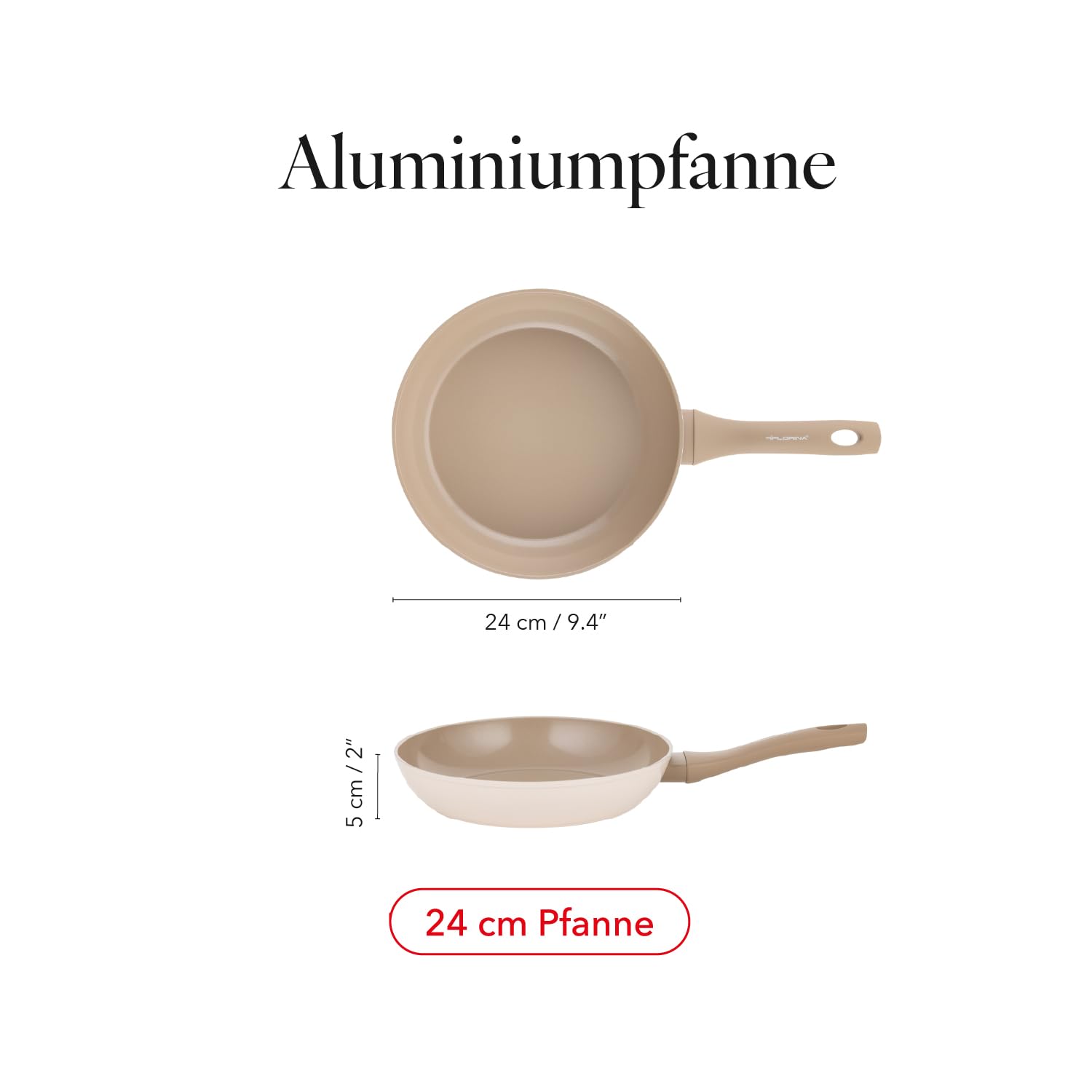Florina Schmiedaluminium Pfanne MOKKA – Bild 2