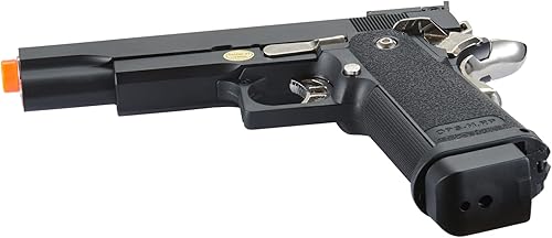 Miniatura 6 de Pistola de mano Airsoft de metal Hi-Capa 1911 con BBS de 0236in cargador de velocidad y cargador de Airsoft color negro