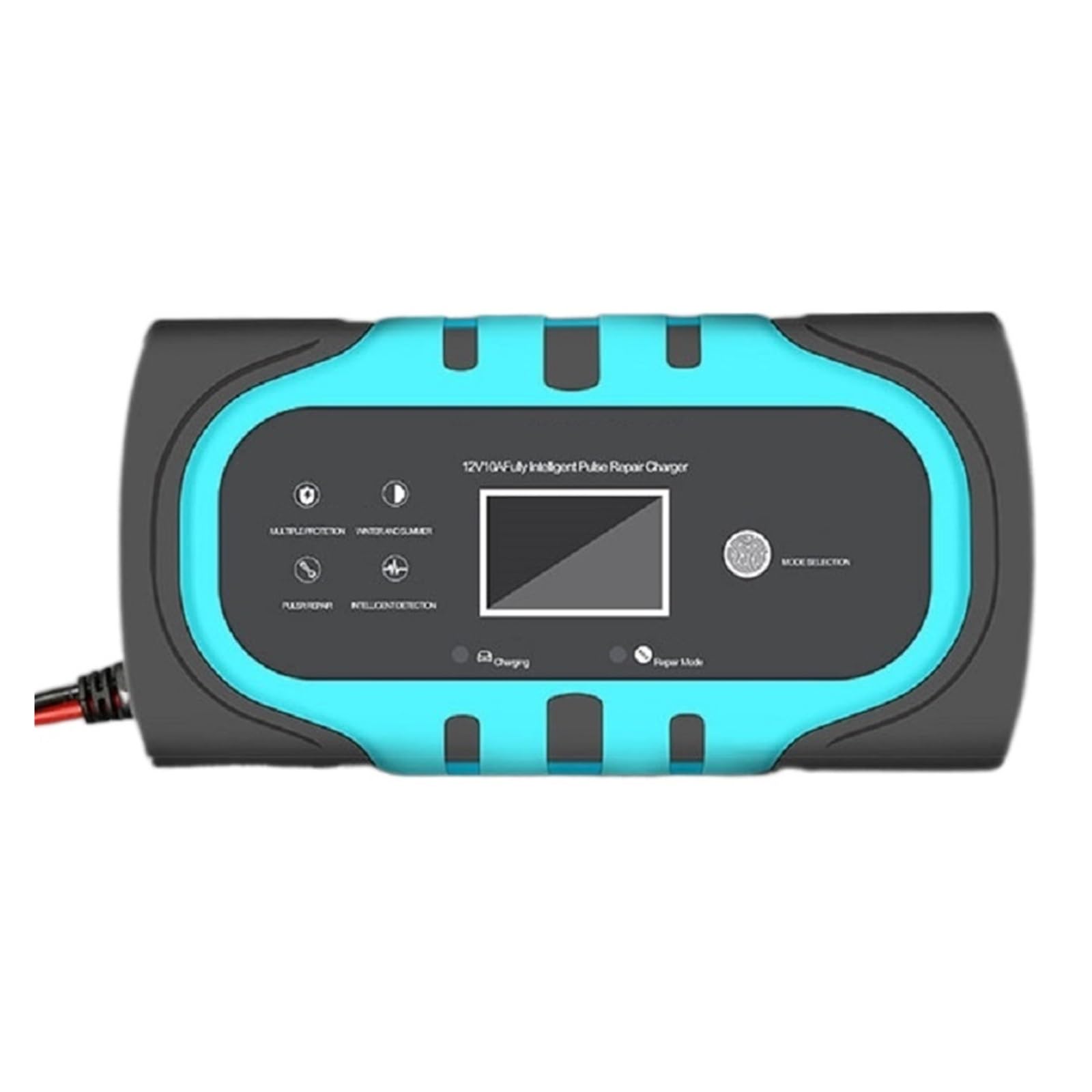Cargador De Batería Coche 12V 10A Pantalla Táctil Reparación Pulso LCD Carga Energía Rápida Húmedo Seco Plomo Ácido Digital Cambiador Automático Carga De PrecisióN