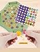 Flipfun Flip Match Board Game, Flip Memory Chess, Memory Flip Game, Animal & Fruit Themed Board Game, Flip Chess Memory Game Educational Toy (Fruit)