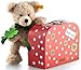 Produktbild Steiff Fynn Teddybär im Koffer - 24 cm - Teddybär mit Koffer - Kuscheltier für Kinder - weich & waschbar - beige (114007)