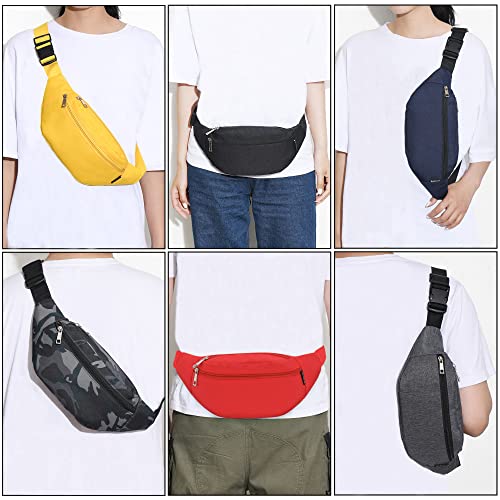 Bauchtasche für Damen und Herren Gürteltasche Hüfttasche Doggy Bag Outdoor Sport Groß Handytasche Umhängetasche Camping Fitness Fahrrad Geld Pouch Pack