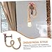 Homoyoyo Industrial Rope Wall Light Base Vintage Decor Pendant Lamp for Bedroom Room and Rustic Style Wall Lamp Bulb Not Included