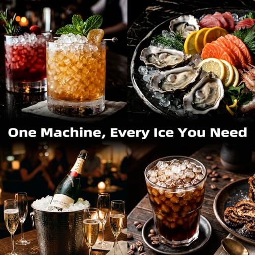 Image of Antarctic Star Nugget Ice Makers Countertop with Soft Chewable Ice