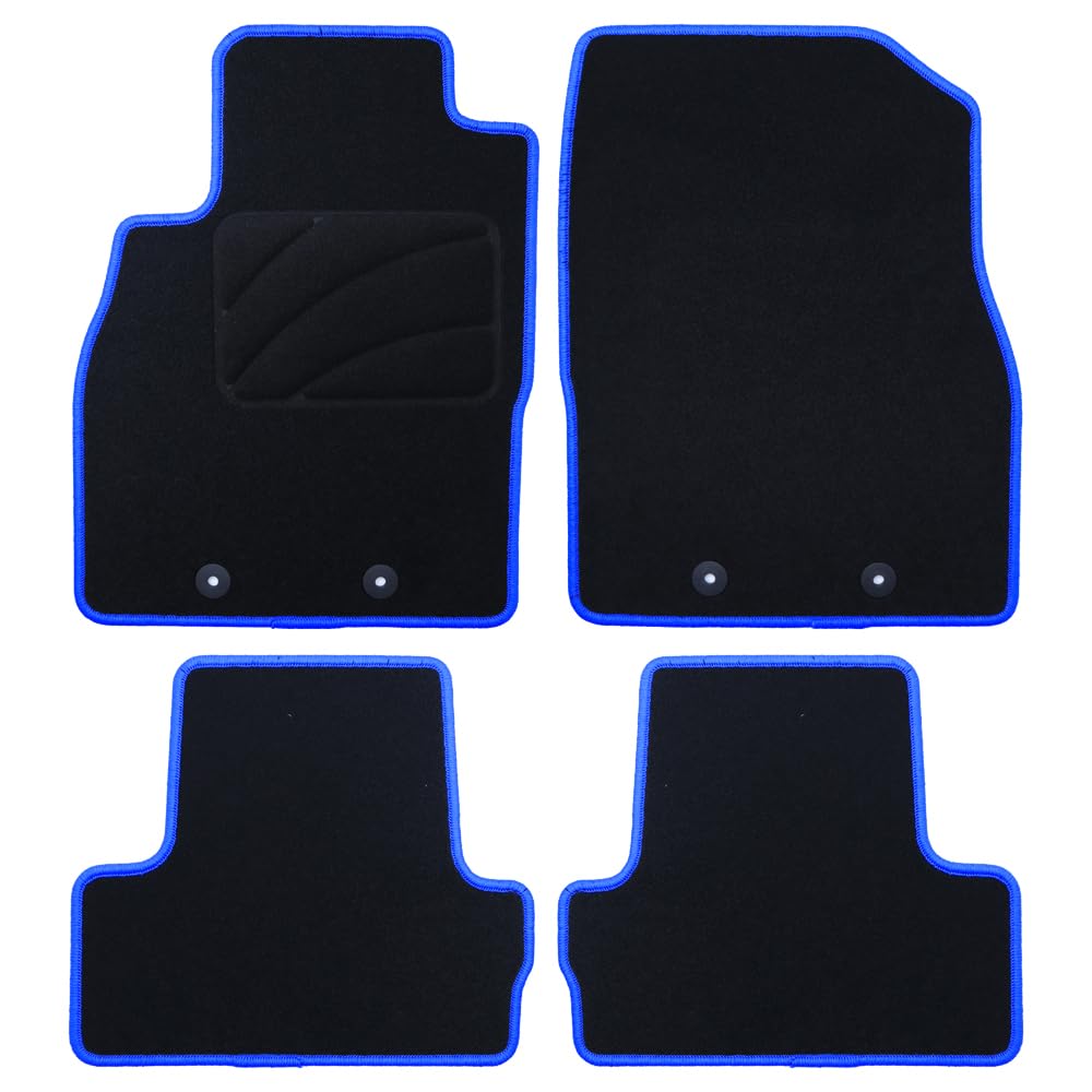 Vauxhall Ampera (2012-2017) Tailored 5 Stripes Blue Floor Mat