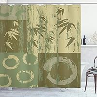 ABAKUHAUS giamaicano Tenda da Doccia, Reggae Cultura di Pace, Tessuto Set di Decorazioni per Il Bagno con Ganci, per la Vasca da Bagno, 175 cm x 220 cm, Multicolore