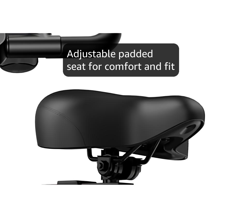 pooboo Exercise Bike, Adjustable Magnetic/Brake Pad Resistance Silent Belt Drive, Indoor Cycling Bike for Home Cardio, Fitness Stationary Bike with 350lbs/300lbs Weight Capacity &Upgraded Version Seat