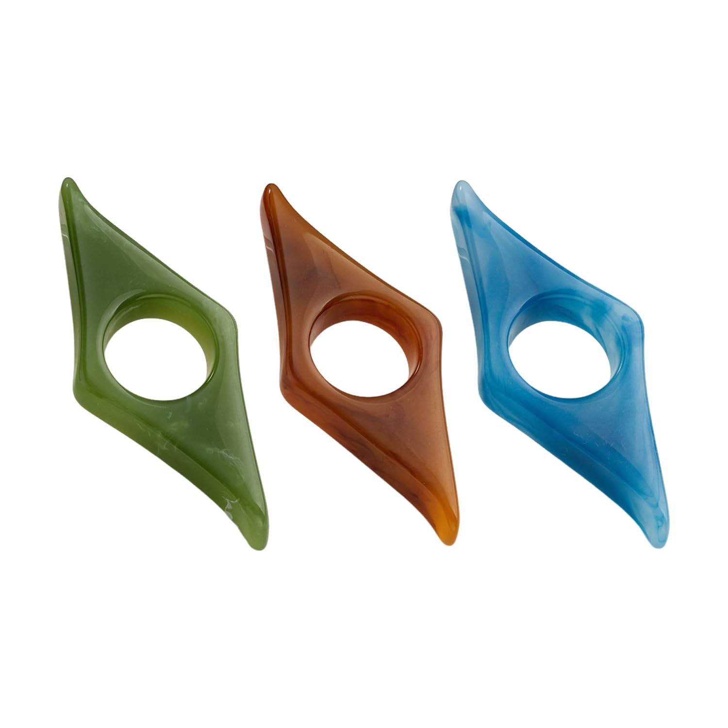 RNFKSU 3 Book Page Dividers, Transparent Thumb Clips, Reading Retainers, Plastic Bookmark Clips, For Learning To Read.
