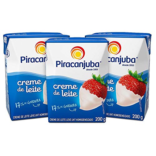 Kit Creme De Leite Piracanjuba 3x200g