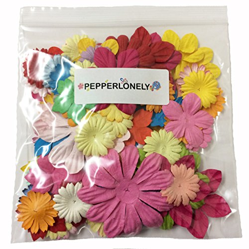 PEPPERLONELY Brand Mulberry Paper Flower Petals 30 Gram, 300PC + Flower Petals - Thumbnail 4