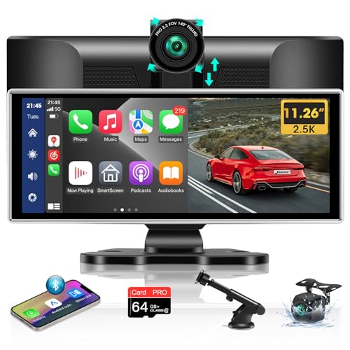 Largest 11.26'' Apple Carplay Screen for Car w 2.5K Dash...