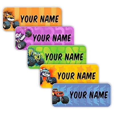 Oliver's Labels Pulsanti Pinback Personalizzati A Zigzag – 3 Pezzi Da 32 Mm – Impermeabili E Resistenti – Personalizza Con Testo