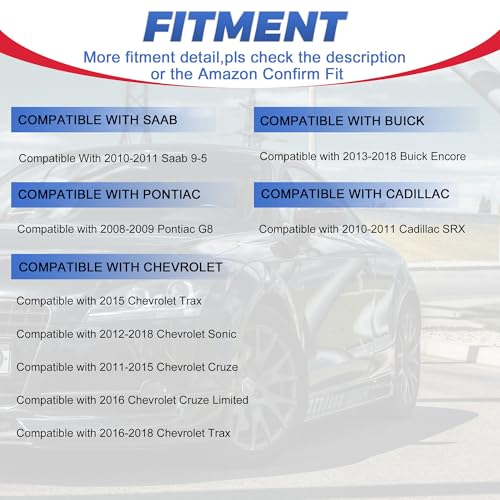 Sensor de oxígeno compatible 2013-2018 Buick Encore Chevrolet miniatura 6