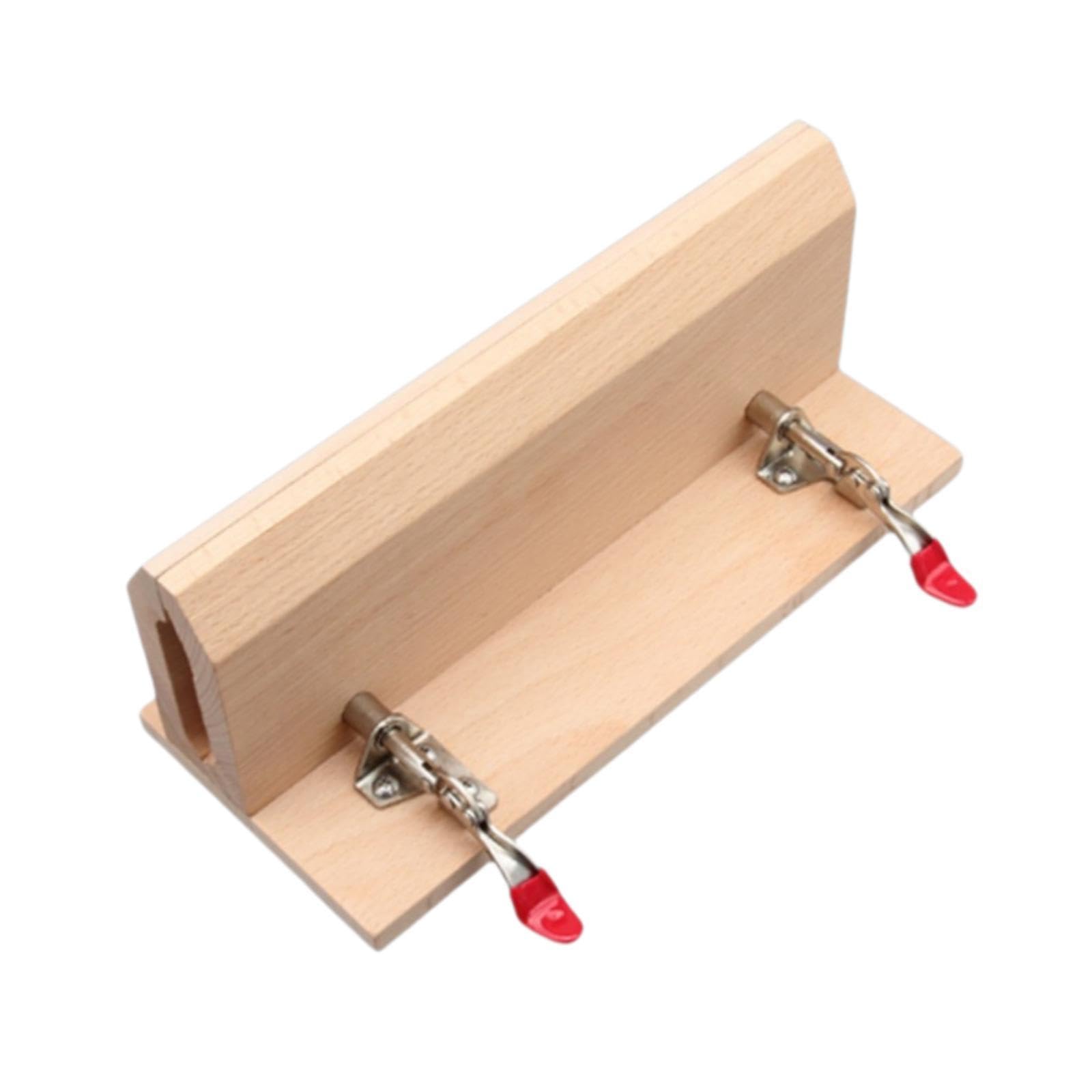 Pinza de Madera para Coser, Pinza para Cuero, Pinza de Madera, Costura a Mano, Longitud Giratoria, Acero Inoxidable, para Trabajos en Cuero, de