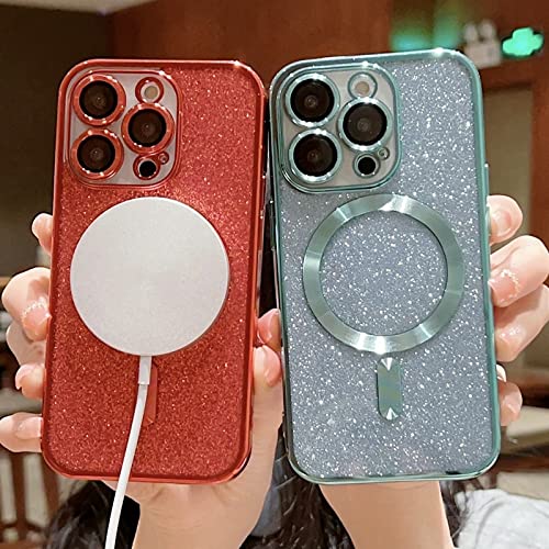 Coque iPhone 12 protection souple COERSD résoud charge sans fil difficile rouge - 4