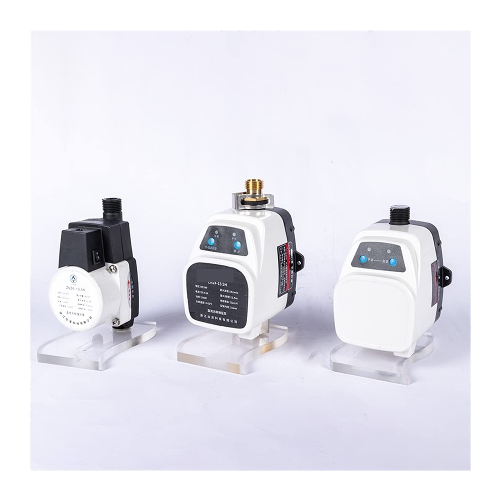 Bomba de aumento de agua fría/caliente for el hogar, bomba de refuerzo inteligente de imán permanente, bomba de refuerzo de succión única, ciclo silencioso de 24V(100w)