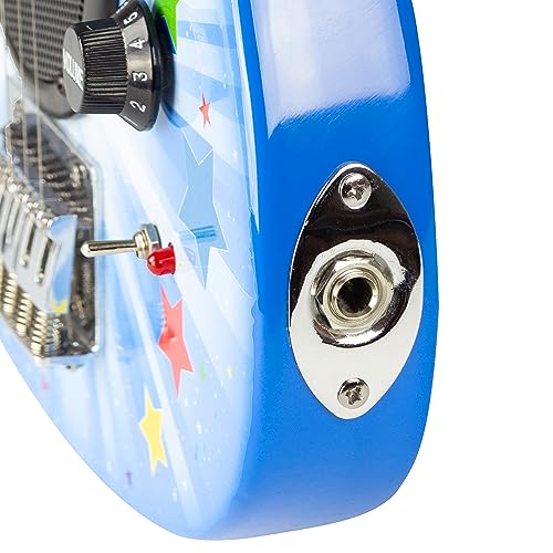 Music Alley SuperKit guitare électrique pour enfants de taille 1/4 avec ampli intégré, sac, sangle et leçons - Les Beatles, Paul McCartney, John Lennon, RIngo Starr, George Harrison Music Alley SuperKit guitare électrique pour enfants de taille 1/4 avec ampli intégré, sac, sangle et leçons – Image 8