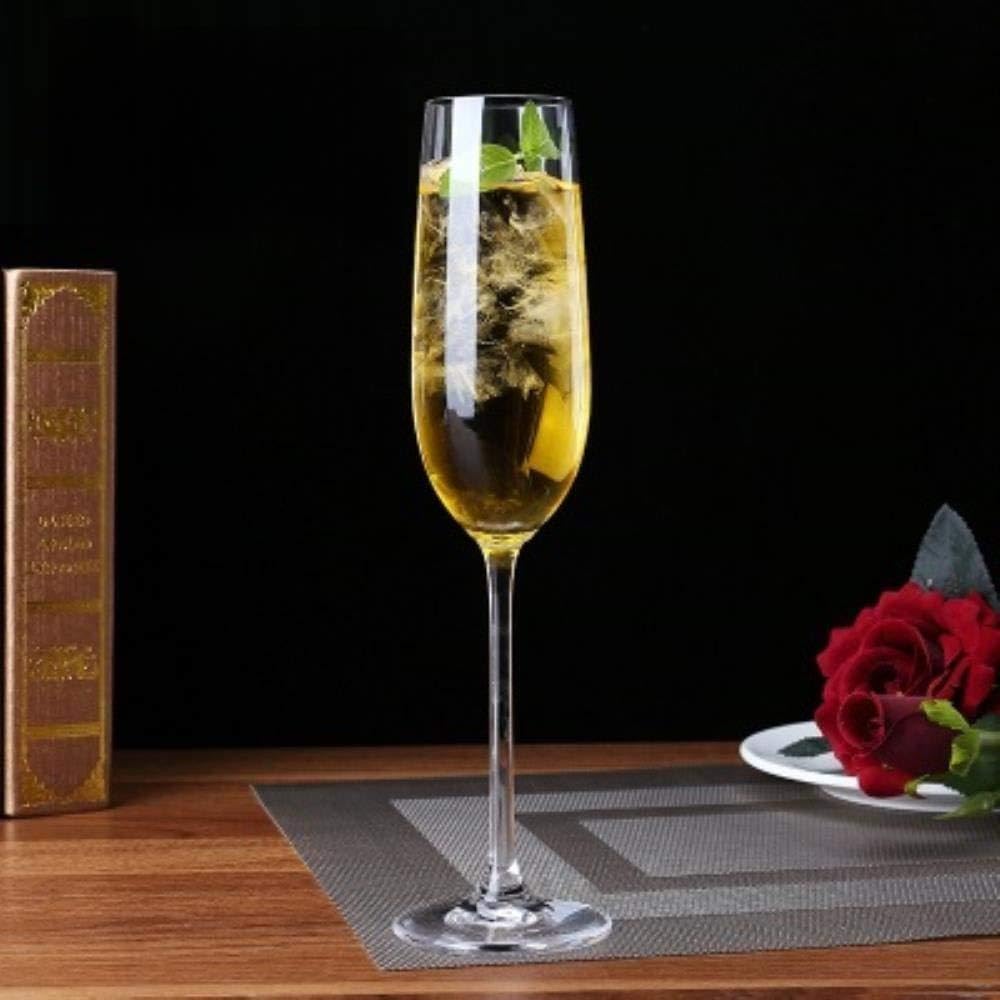 Flautas de champán CXK copas de cóctel de cristal 002 para cenas y fiestas en casa