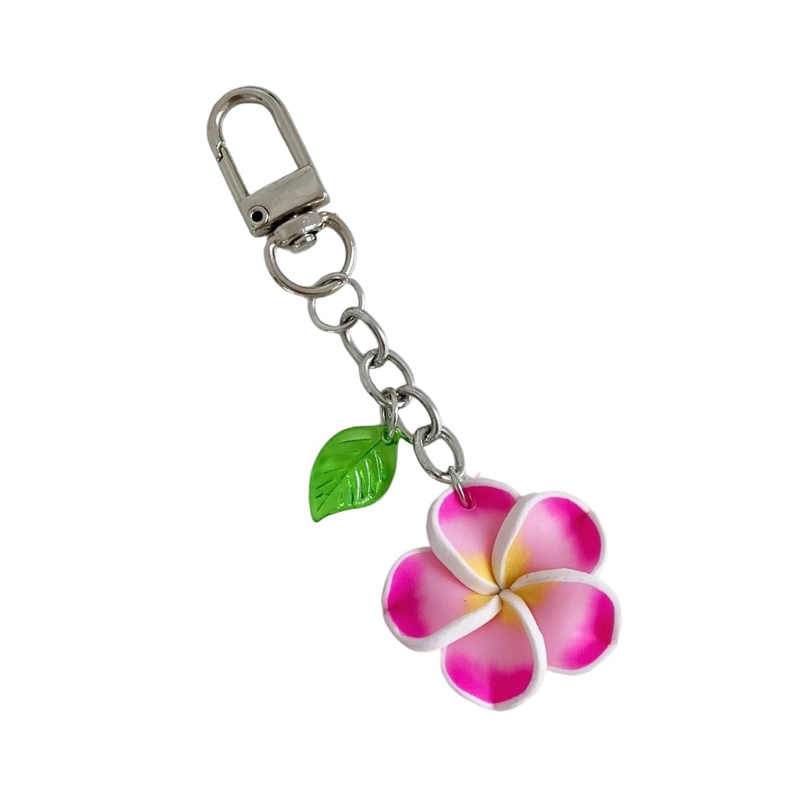 Buxuaaaa Cheerful Eggs Flower Keychain Lovely Acrylic Design Lightweight Decorative Accessory for Summers Bags Keys Backpacks Eggs Flower Keychain Freshness Sweet Design