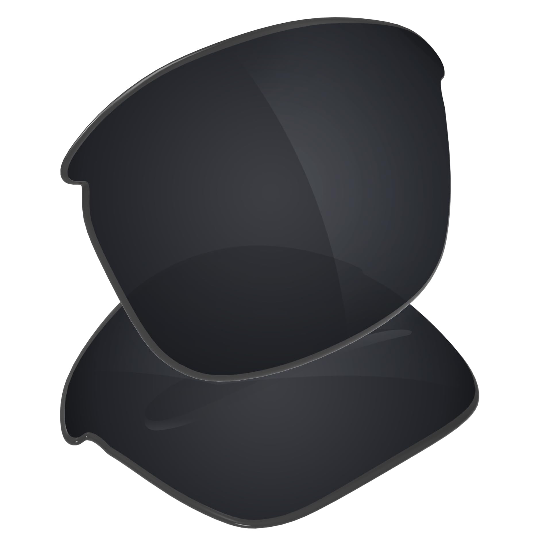 Galvanic Replacement Lenses for Oakley Bottle Rocket sunglass - Black Polarized