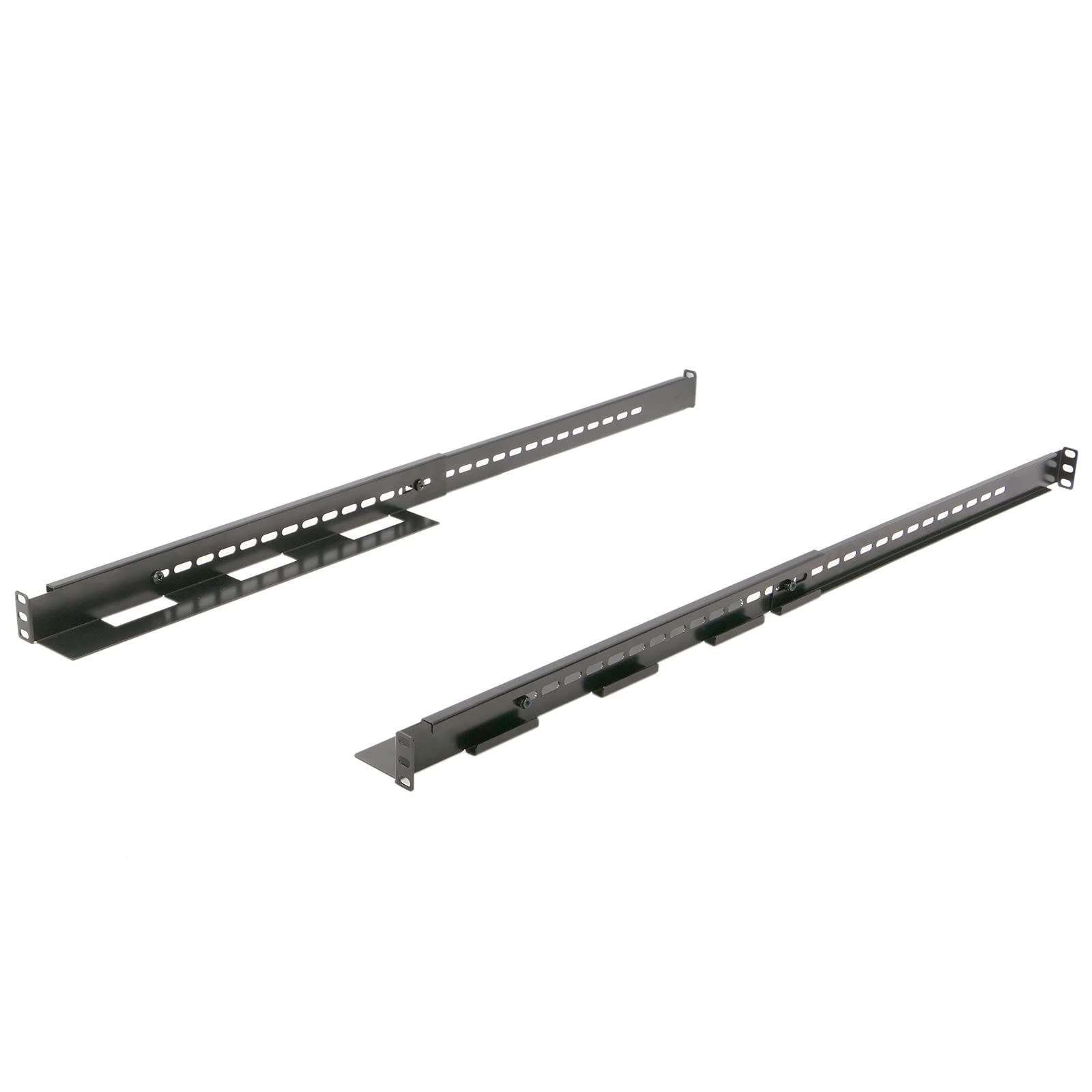 RackMatic - Guías Laterales Ajustables de Fondo 500mm hasta 930mm para Rack 19"