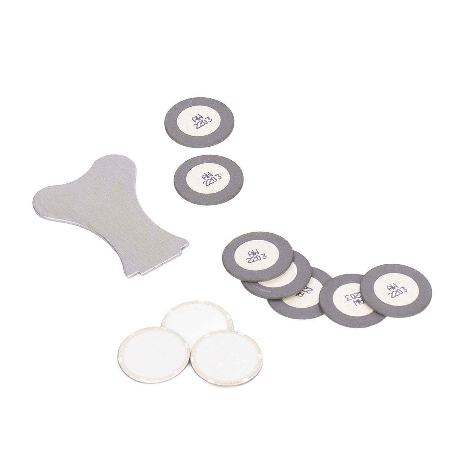 10Pcs nebulizzatore ultrasonico disco di ceramica, Kit di accessori dell'atomizzatore ceramico a ultrasuoni 20 mm, parte dell'umidificatore per l'umidificatore